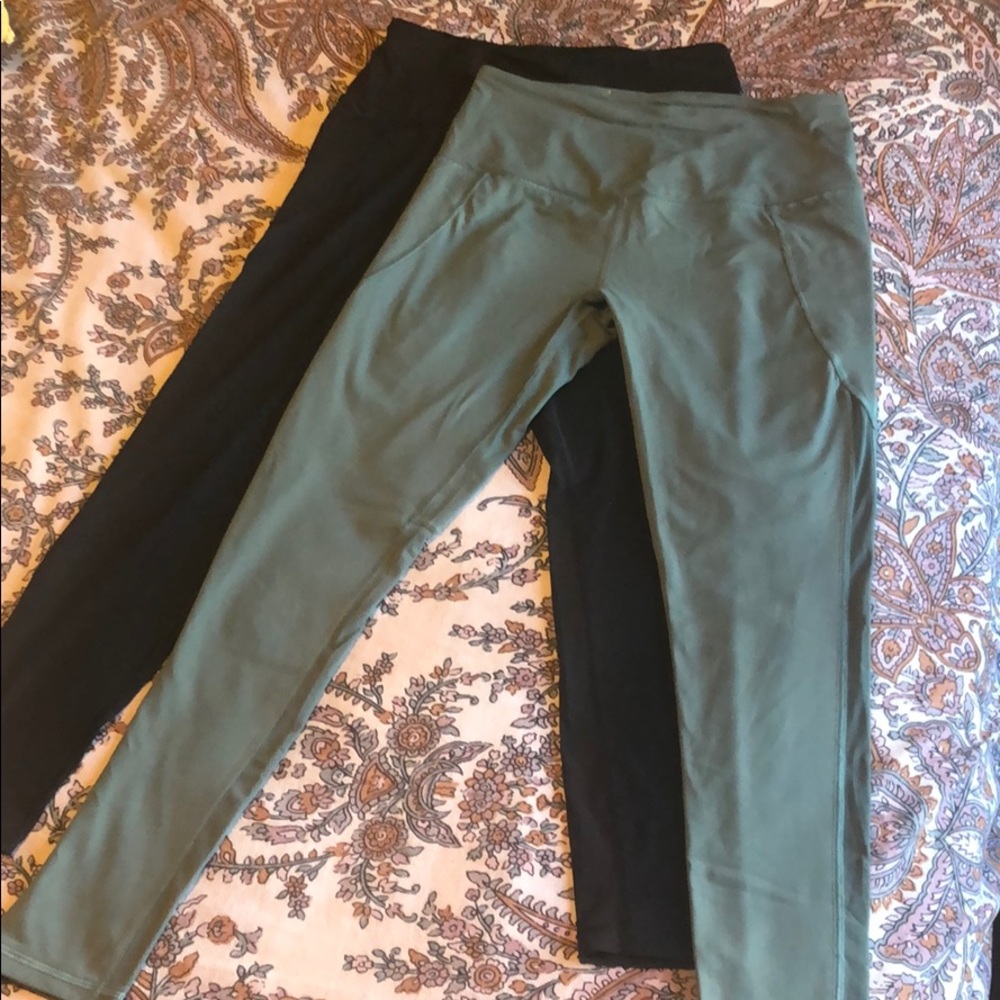 2 pairs of Knockout Leggings by Victoria’s Secret